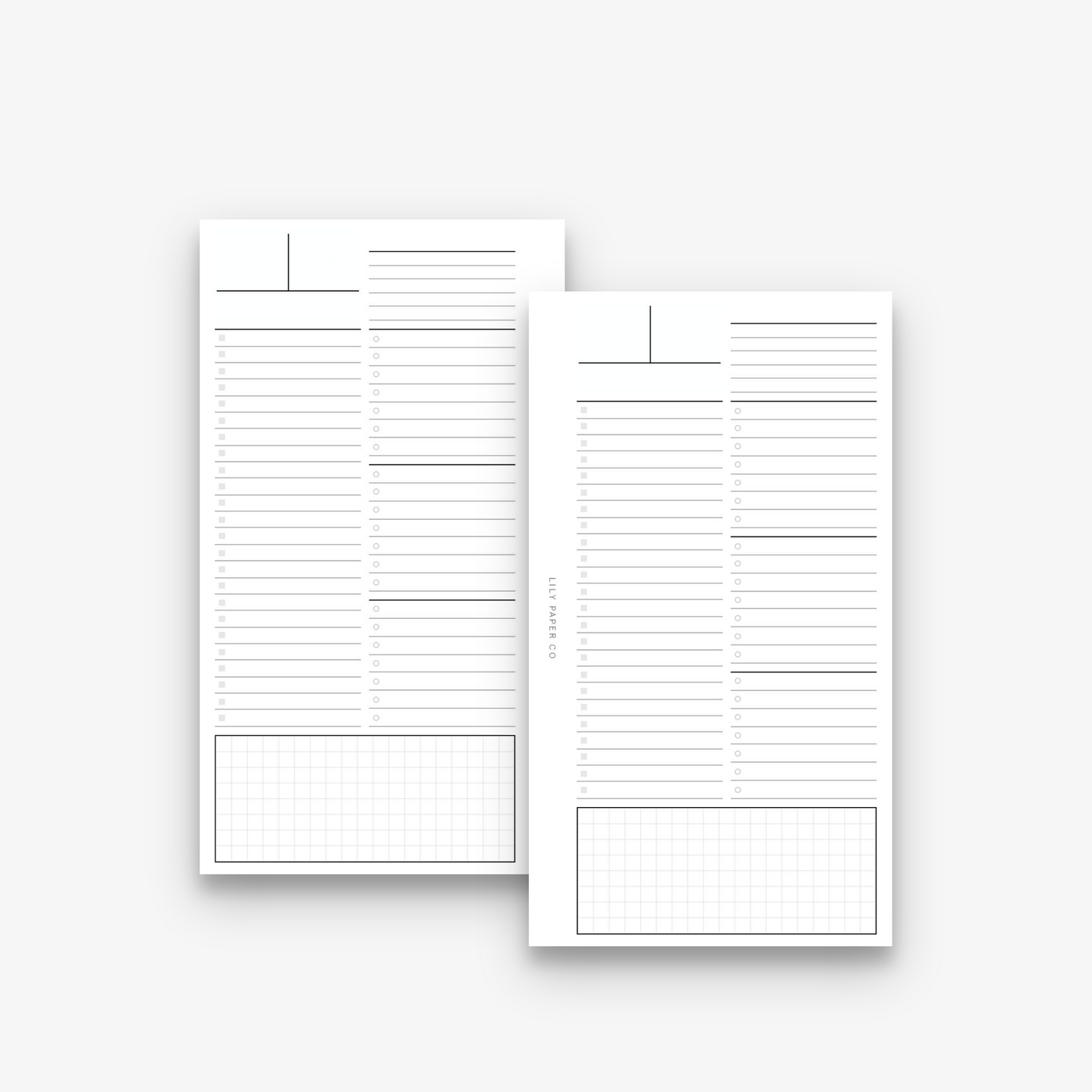 105 | Master Task List – Dual Column