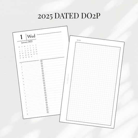 2025 DAILY PLANNER - PRINTABLE PDF
