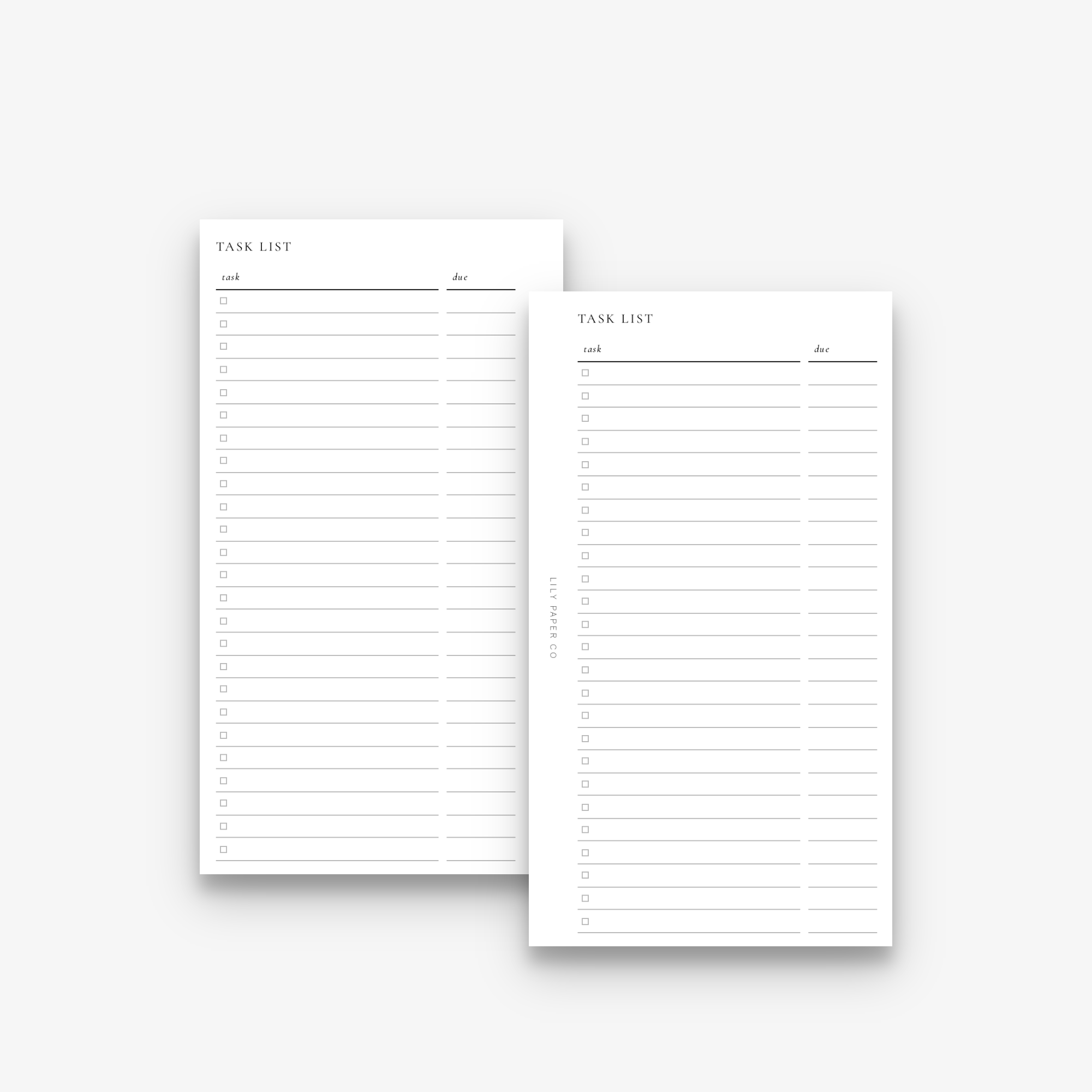 605 – Task Planner (Full Page)