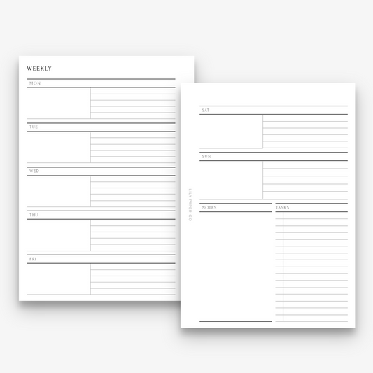 210 – Weekly Horizontal (WO2P)